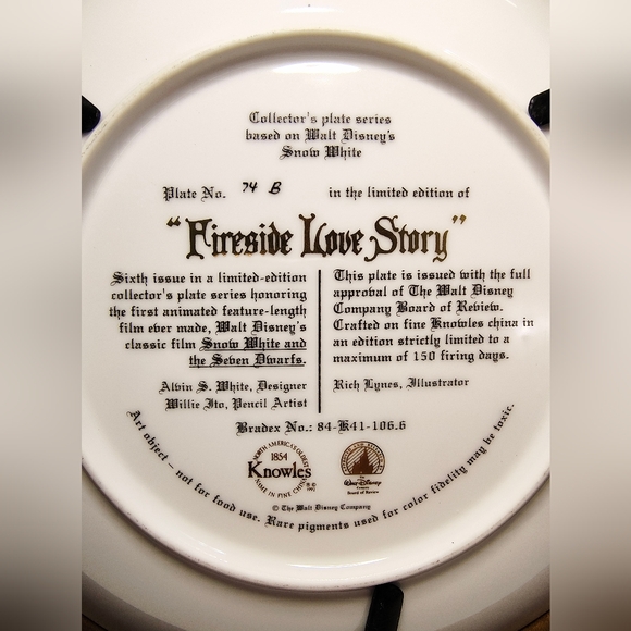 Disney's snow White collectors edition plates - Picture 4 of 10